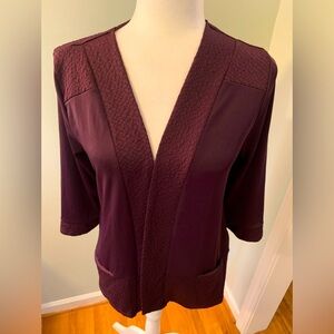 Chico’s deep purple Cardigan, size 0 (4-6)